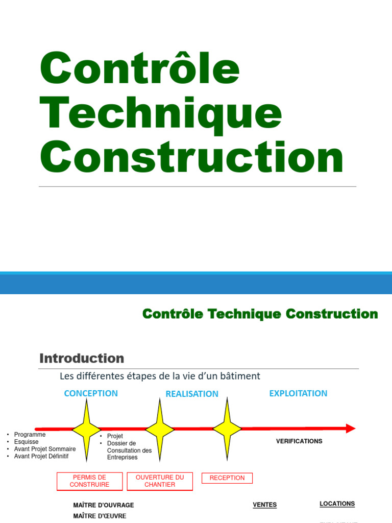 Contrôle Technique en Construction | PDF | Ordinateurs | Technologie et ...