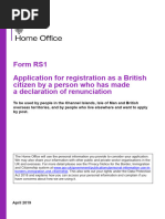 Sample Form: Irish Nationality and Citizenship Act 1956 Declaration of ...