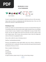 Chapter - 5 Array