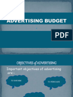 Advertising Budget