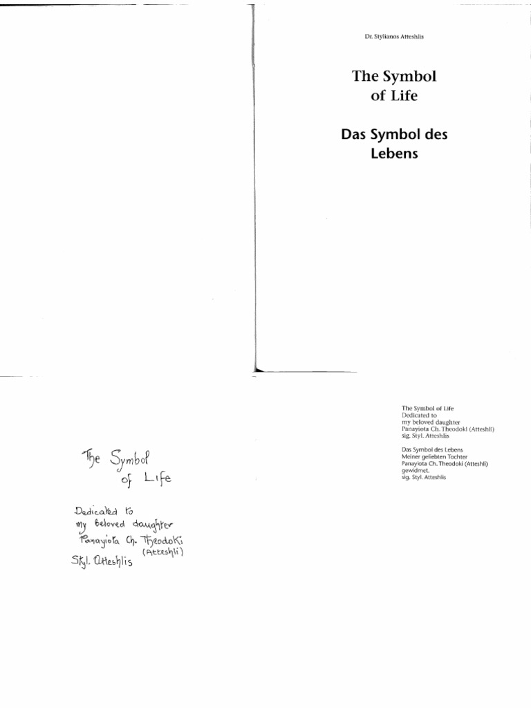 The symbol of life dr stylianos atteshlis pdf