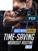 BWS Time-Saving Workout Plan - 4-Day