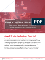 Oracle Applications Technical Training