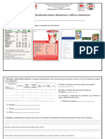 Trabalho de Grupo - Análise de Rótulos e Aditivos