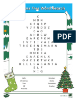 Christmas Tree Wordsearch