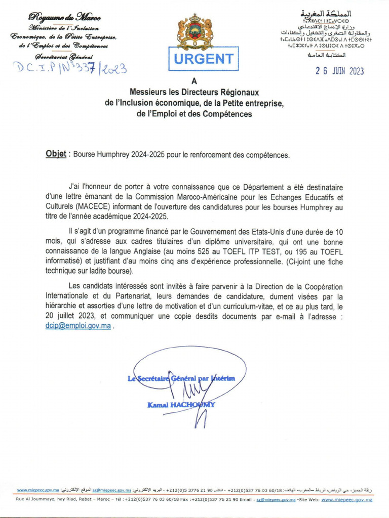 comment faire une lettre au directeur