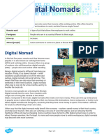 Digital Nomads Reading Comprehension 