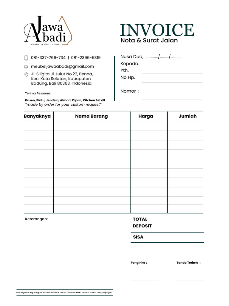 Draft Nota | PDF