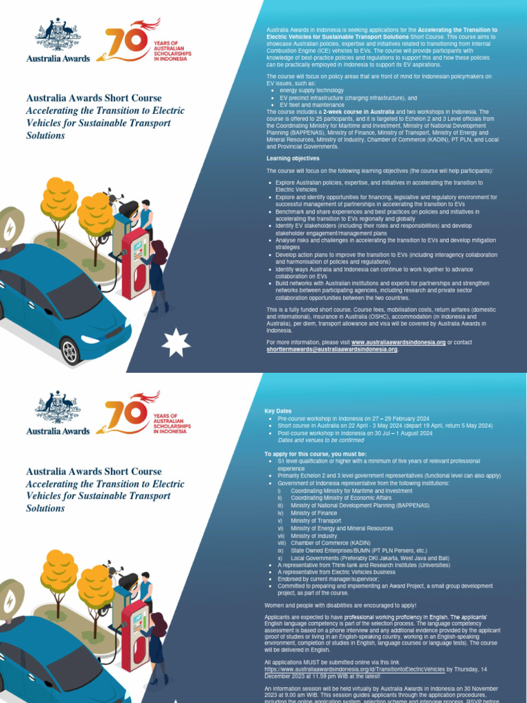 EV Transition Course in Indonesia | PDF | Electric Vehicle | Transport