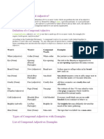 Compound Adjective Explanation