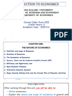 01 Chapter One - Nature of Economics