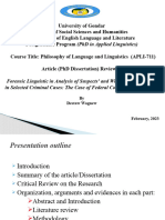 Part 1 Article Review On Forensic Linguistics