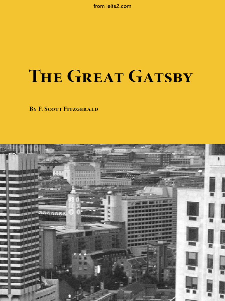 Great Gatsby F Scott Fitzgerald Pdf The Great Gatsby