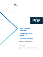 Ey Australia Audit Inspection Report 2021