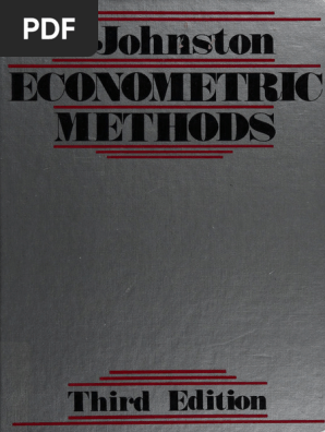 Econometric Methods | PDF | Econometrics | Function (Mathematics)