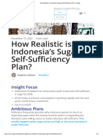 How Realistic Is Indonesia's Sugar Self-Sufficiency Plan - Czapp