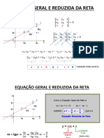 Equação Geral e Reduzida Reta