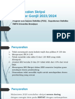 Pembekalan Skripsi - Ganjil 2023.2024