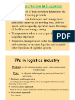 SM Chapter 5 - Transportaion in Logistics