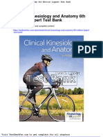 Clinical Kinesiology and Anatomy 6th Edition Lippert Test Bank