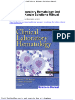 Clinical Laboratory Hematology 2nd Edition Mckenzie Solutions Manual