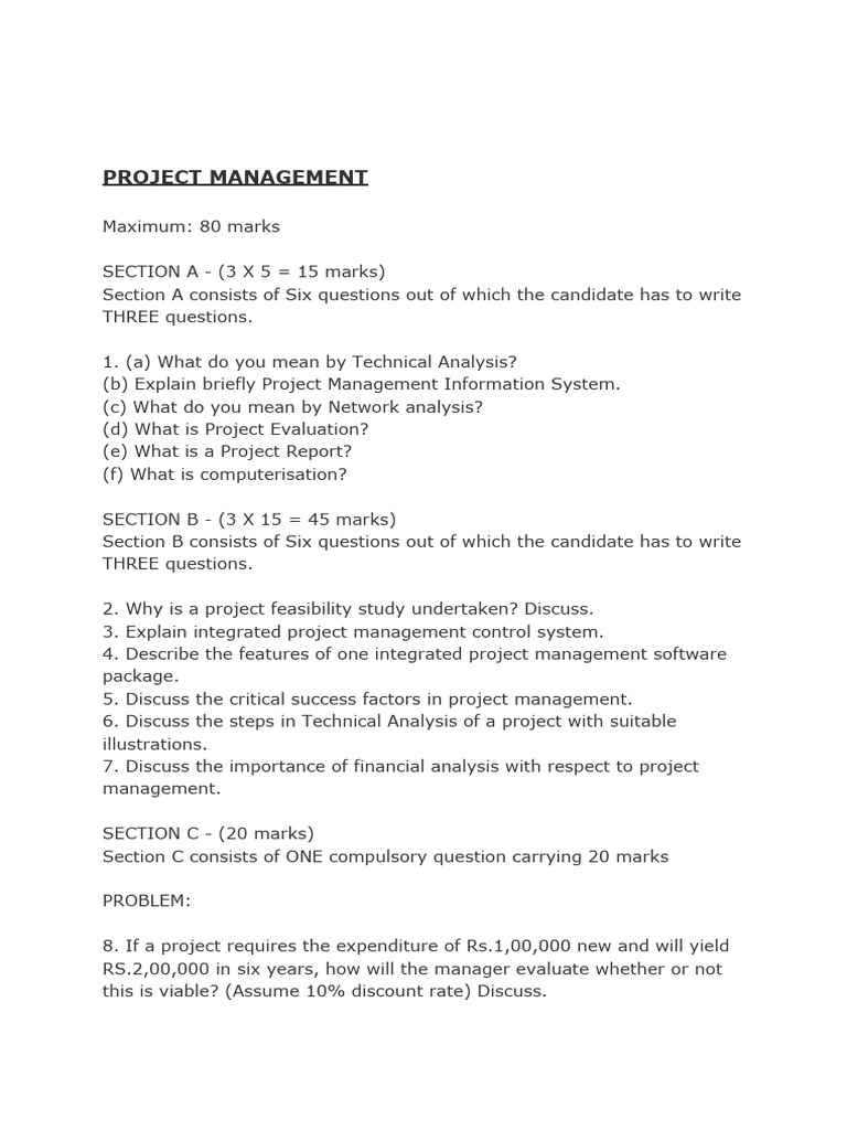 Project Management - 2 | PDF