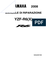 Yamaha 600 Yzf r6 (X) (2008) Workshop Manual