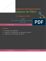Cours Réseaux de Petri - Pr. EL HAFTA (Filière GIL-1) - (Octobre 2021-Slides Version)
