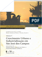 Volume v Crescimento Urbano e Industrialização Em São José Dos Campos