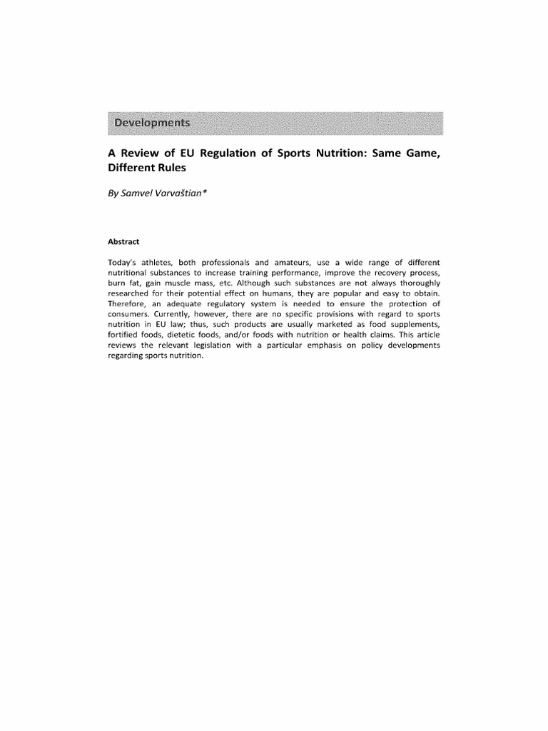 samvel-2019-a-review-of-eu-regulation-of-sports-nutrition-same-game