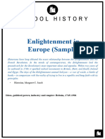 KS3 - Area 3 - Enlightenment in Europe Printout - Sample