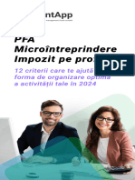 Ghid Gratuit 12 Criterii Pfa Micro Impozit Profit 2024