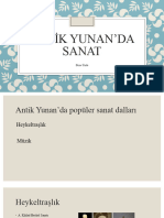 Antik Yunan'da Sanat