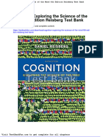 Cognition Exploring The Science of The Mind 6th Edition Reisberg Test Bank
