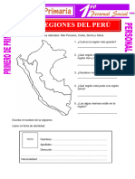 Las Regiones Del Perú para Primero de Primaria