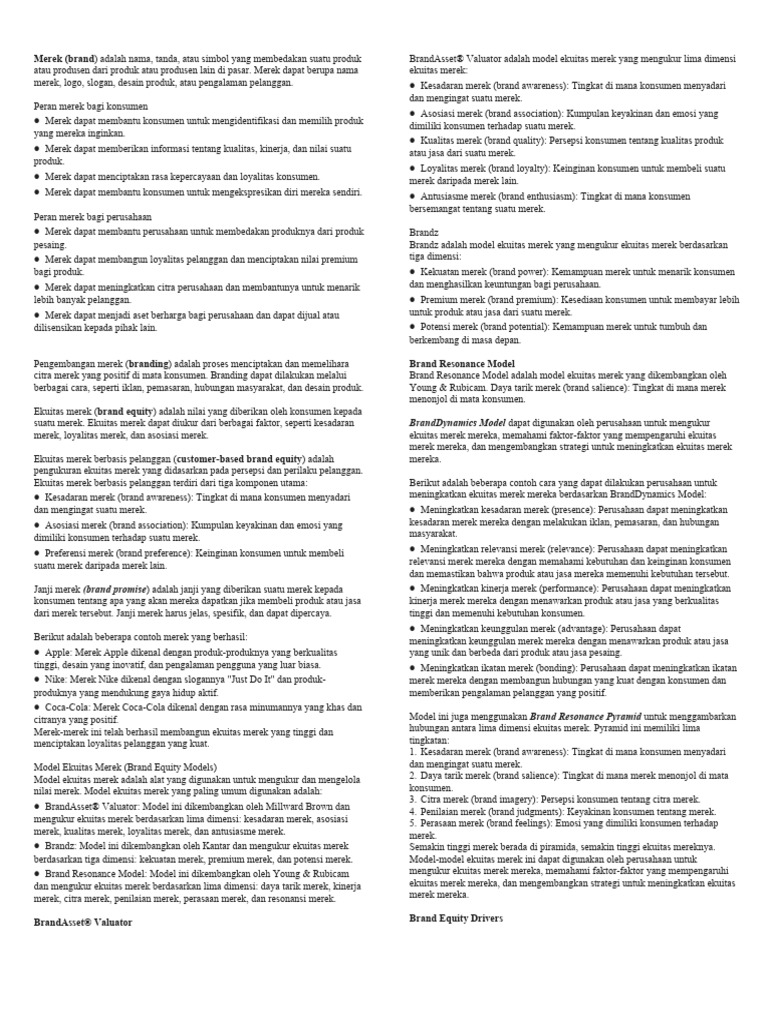 Merek | PDF