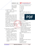 Upsc Prelims Gs Answer Key - 2022: 1. "Rapid Financing Instrument" and "Rapid