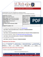 Admit Card VTUEEE2023A08669