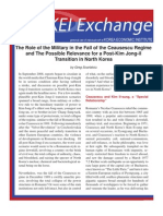 The Role of The Military in The Fall of The Ceausescu Regime and The Possible Relevance For A Post-Kim Jong-Il Transition in North Korea