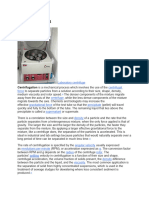 Centrifugation