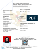 (The Indonesian Health Profession Board) : Registration Certification of Midwife