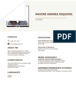 Mavine Andrea Esquivel: Contact Education
