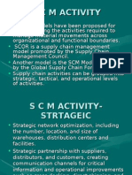 S C M Activity