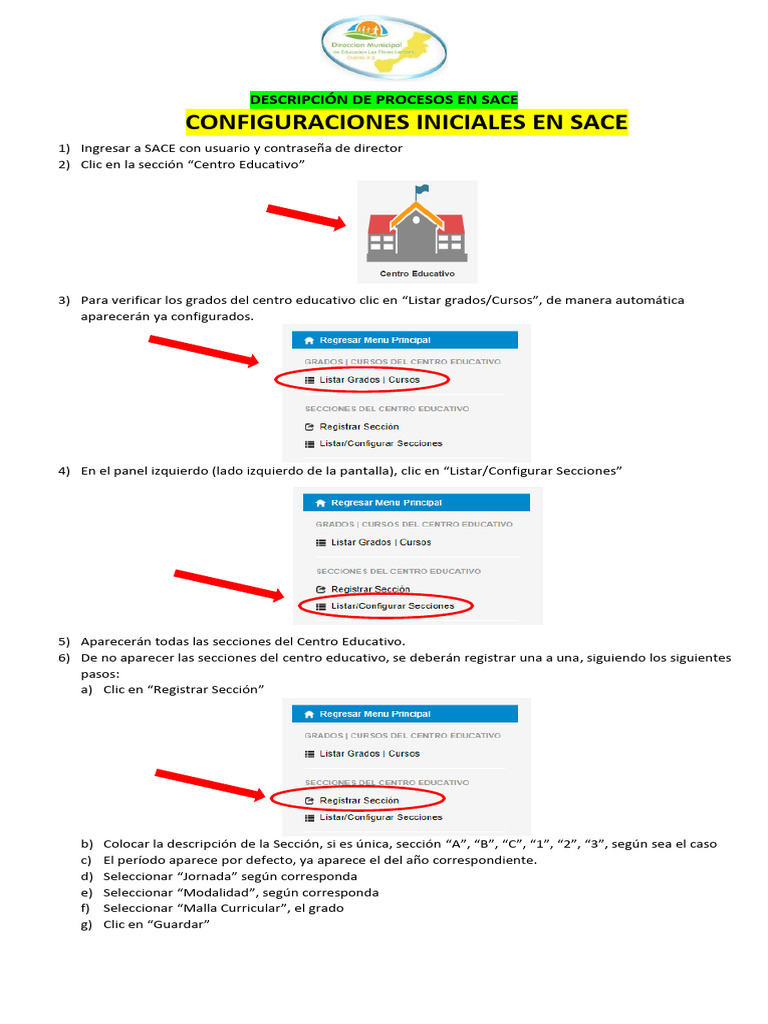Configuraciones iniciales en sace descargar gratis pdf inform tica