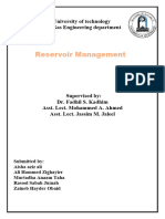 Reservoir Management