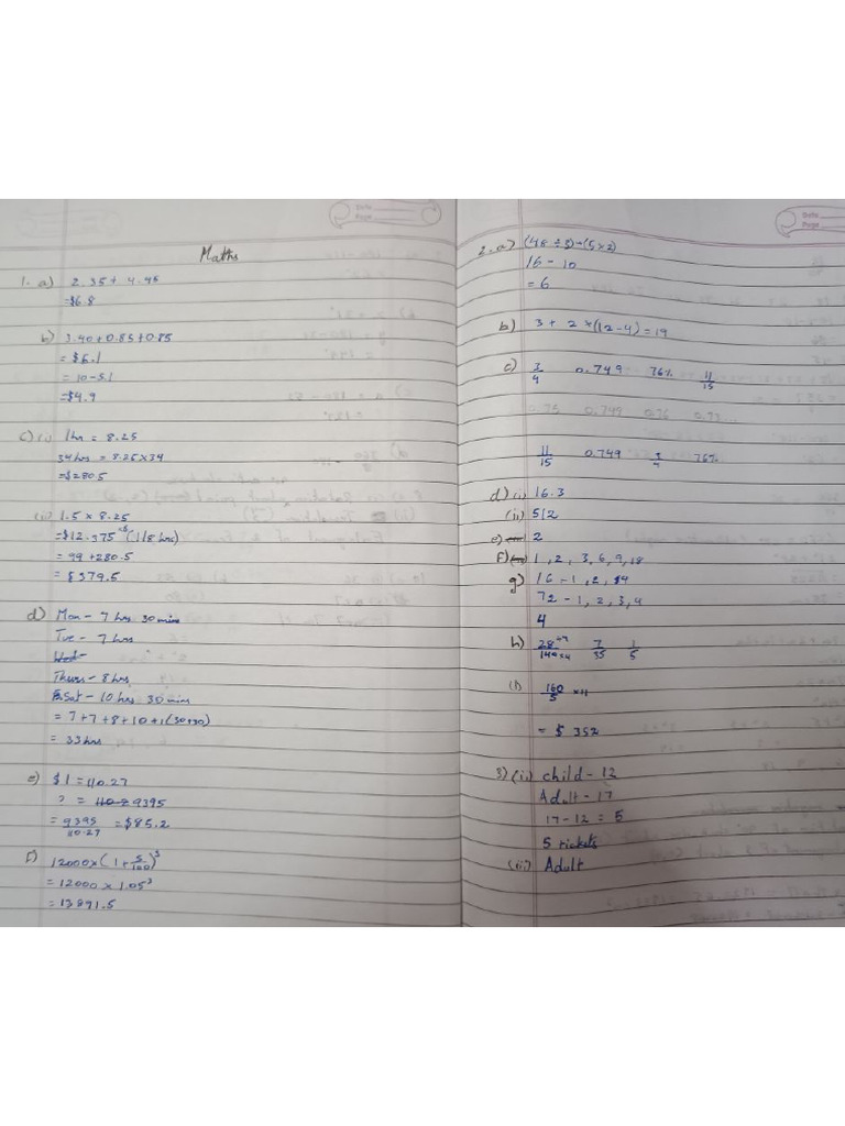 Math 3 | PDF