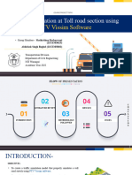 Toll Traffic Simulation Using PTV Vissim