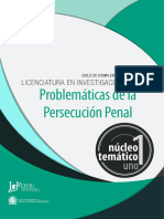 INVESTIGACION CRIMINAL NT 1 - Problematicas de La Persecucion Penal