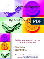 Methods of Media Research Methods