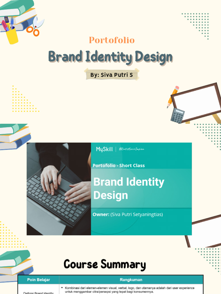 Portofolio - Mini Task - Brand IdentIty Design - Siva Putri S | PDF